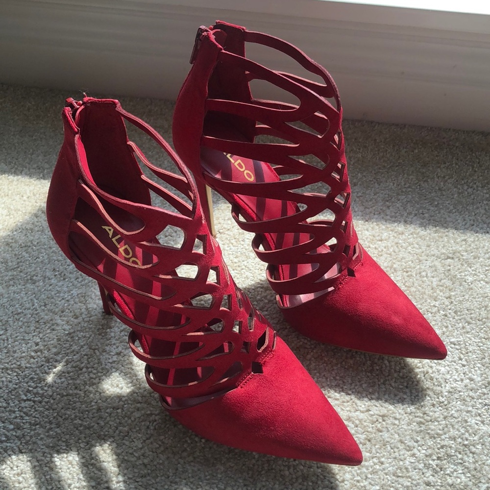 Aldo red heels
